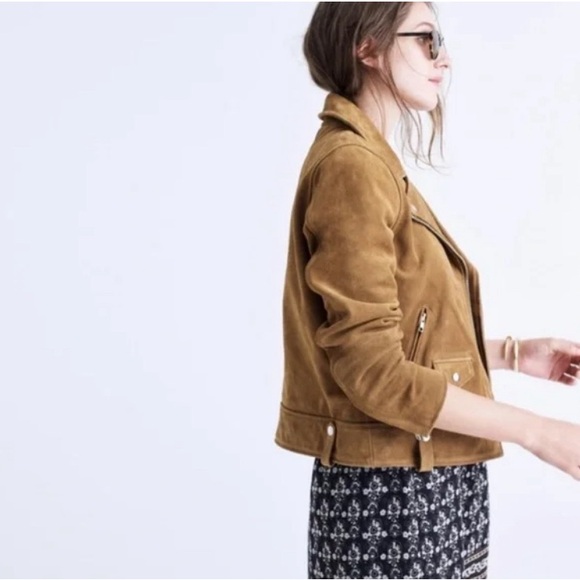 Madewell Suede Moto Jacket - Picture 2 of 4